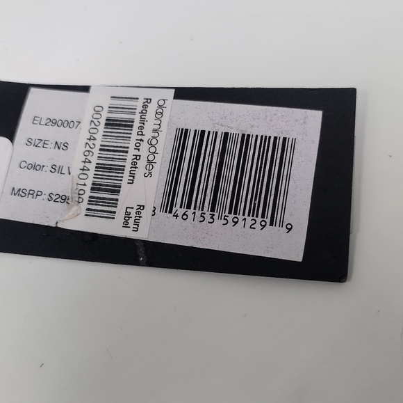 Halston Heritage Metallic Vapor Stingray Evening Crossbody Clutch - Picture 9 of 9